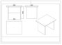 Hanah Home Vo17-Ob Conjunto de muebles de oficina Roble y negro